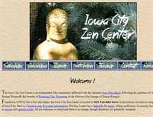 Tablet Screenshot of iowacityzencenter.org